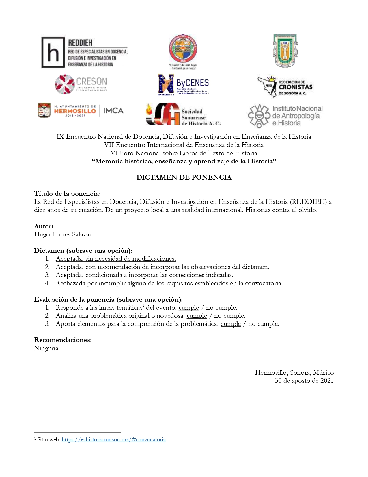 Constancia 4